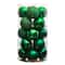 20ct. 3" Green Shatterproof Christmas Ornaments